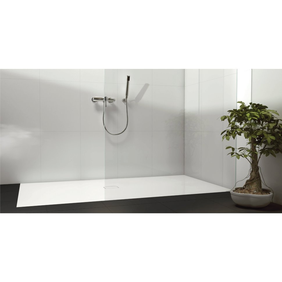 Душевой поддон акриловый RIHO Basel 423 170x75 белый и сифон DC330050000000S