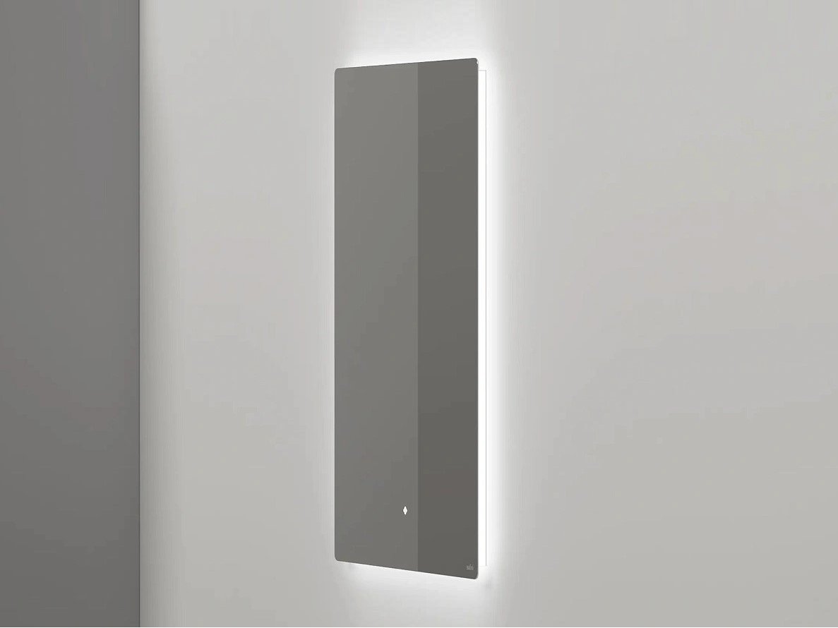 Зеркало для ванной с LED подсветкой, обогрев-антизапотевание, сенсорный выключатель, 800х900 Salini OMBRA 27M018090BH