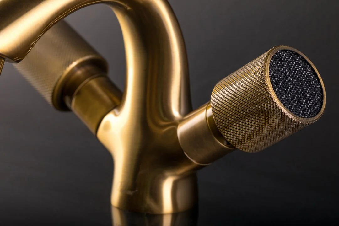 Cмеситель для умывальника на 3 отверстия BOHEME Royal Cristal 317-Royal/CRST