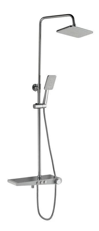 Душевая система с вернхем душем смесителем и ручной лейкой Haiba HB2419