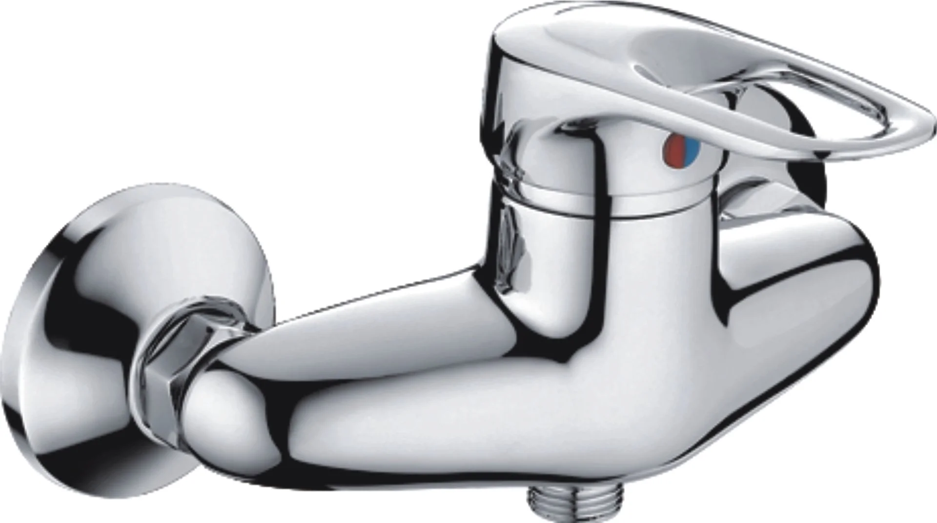 Смеситель однорычажный для душа HAIBA HB2004 Хром