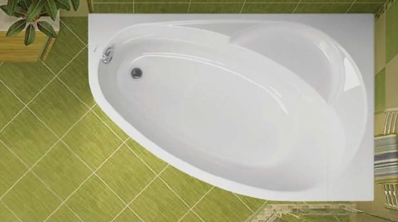 Акриловая ванна VAGNERPLAST FLORA 150x100 Right