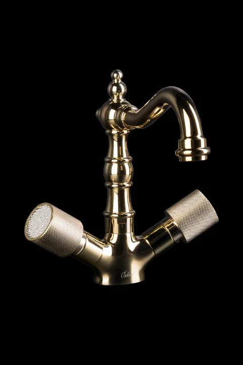 Cмеситель для умывальника высокий BOHEME Royal Cristal 292-Royal/CRST