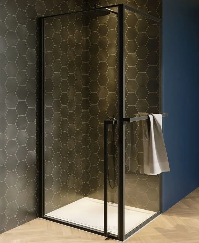 Душевое ограждение 100x80x200 RIHO SZ LUCID GD201 BLACK