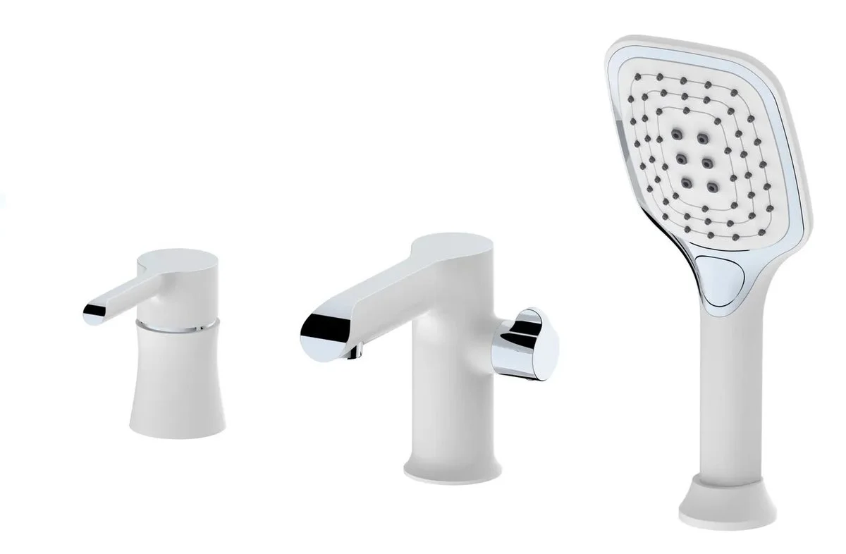 Смеситель для ванны на 3 отверстия Haiba HB80805-8