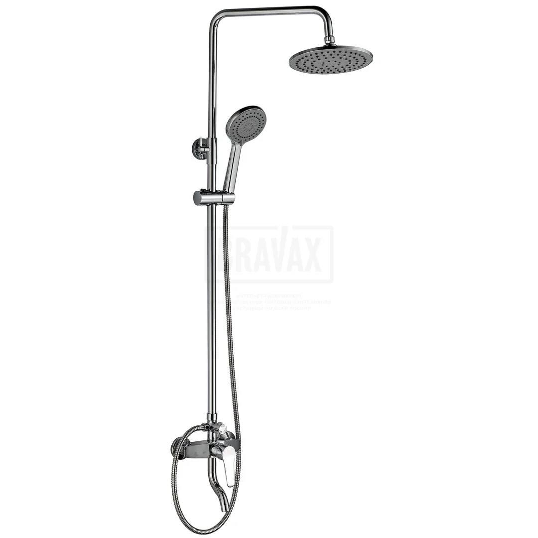 Душевая система с верхним душем смесителем и ручной лейкой Haiba HB2423