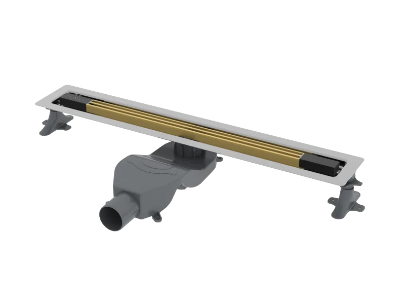 Душевой лоток Boheme B&T INFINITY 60см, нерж.сталь МАТ. ЗОЛОТО