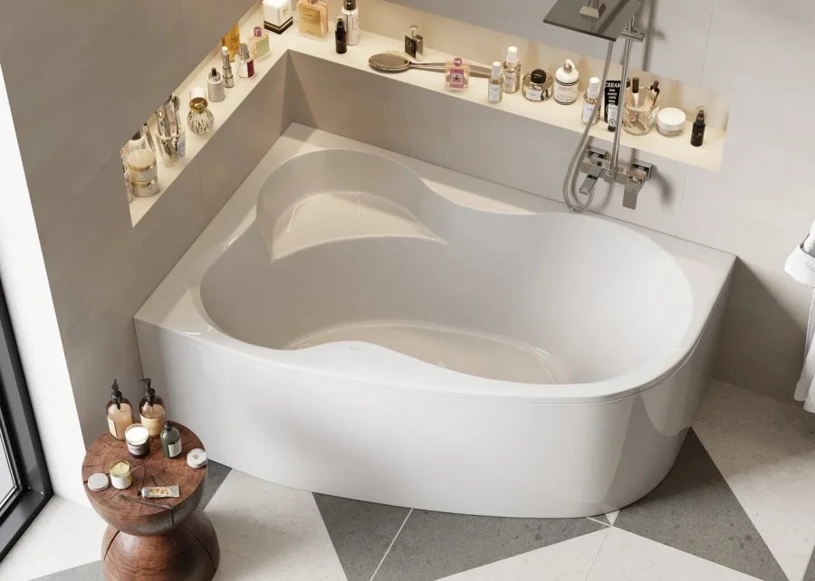 Акриловая ванна VAGNERPLAST MELITE 160x105 Left