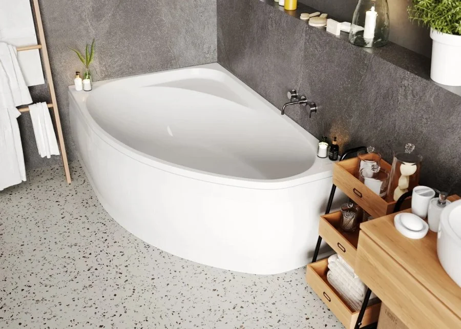 Акриловая ванна VAGNERPLAST HAPI 170x110 Left