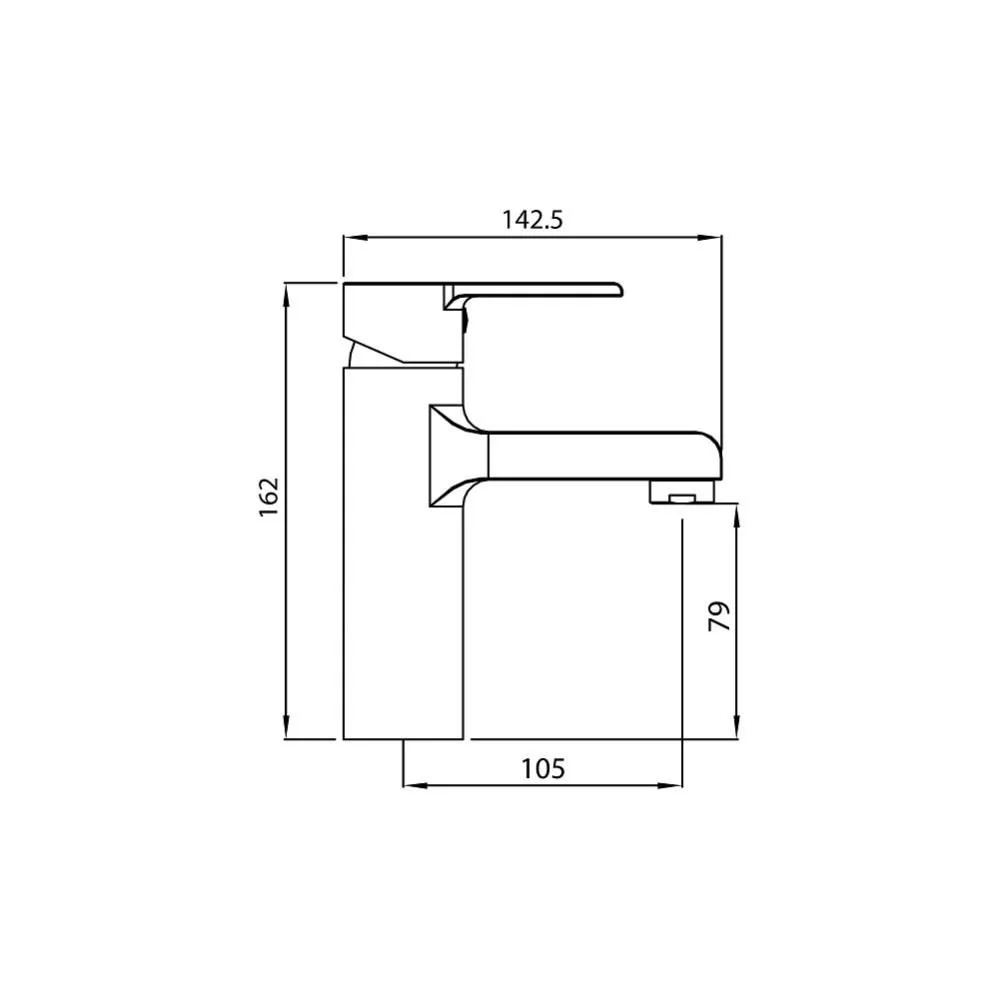 Смеситель для умывальника Koller Pool KVADRO ARC КА0200
