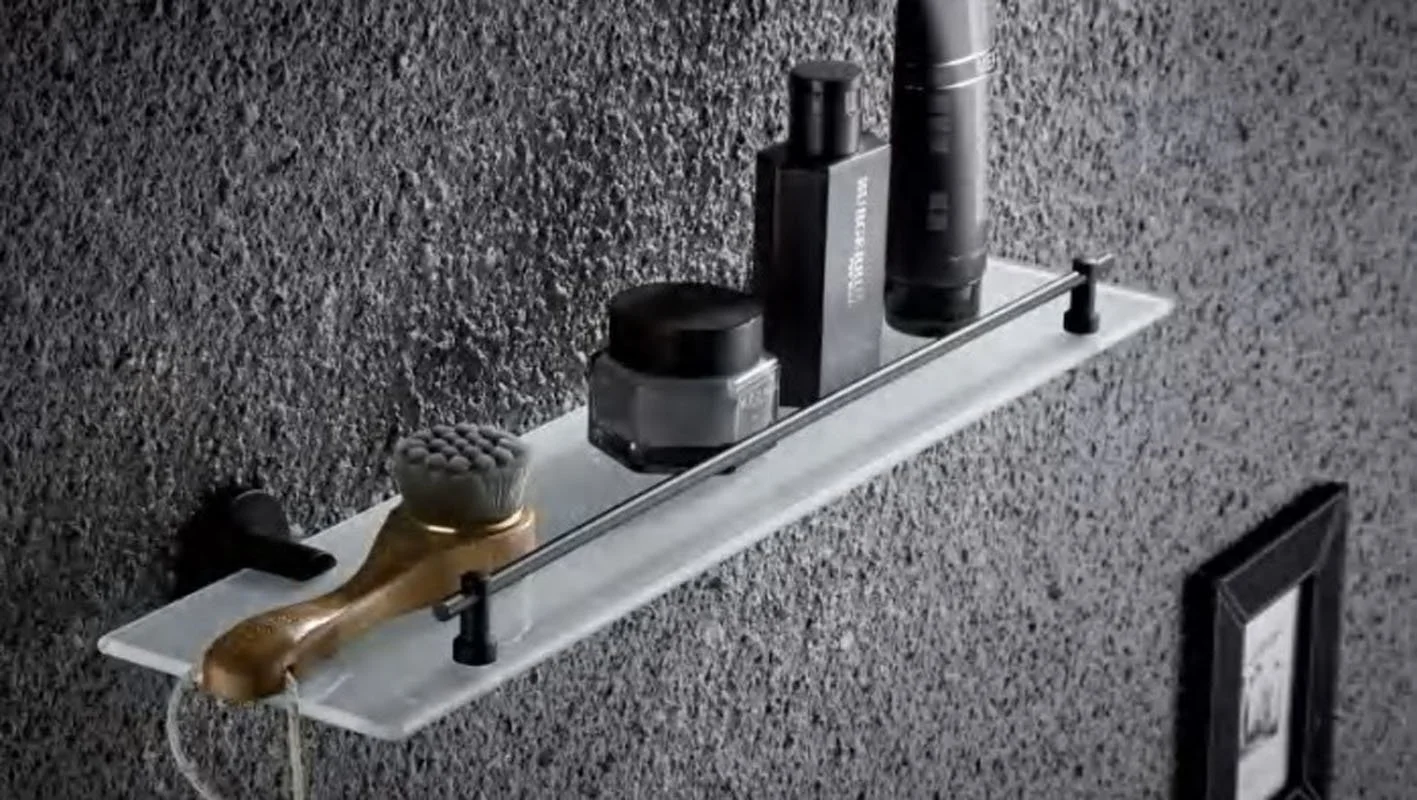 Полочка для ванной стеклянная 52 см Haiba HB8707