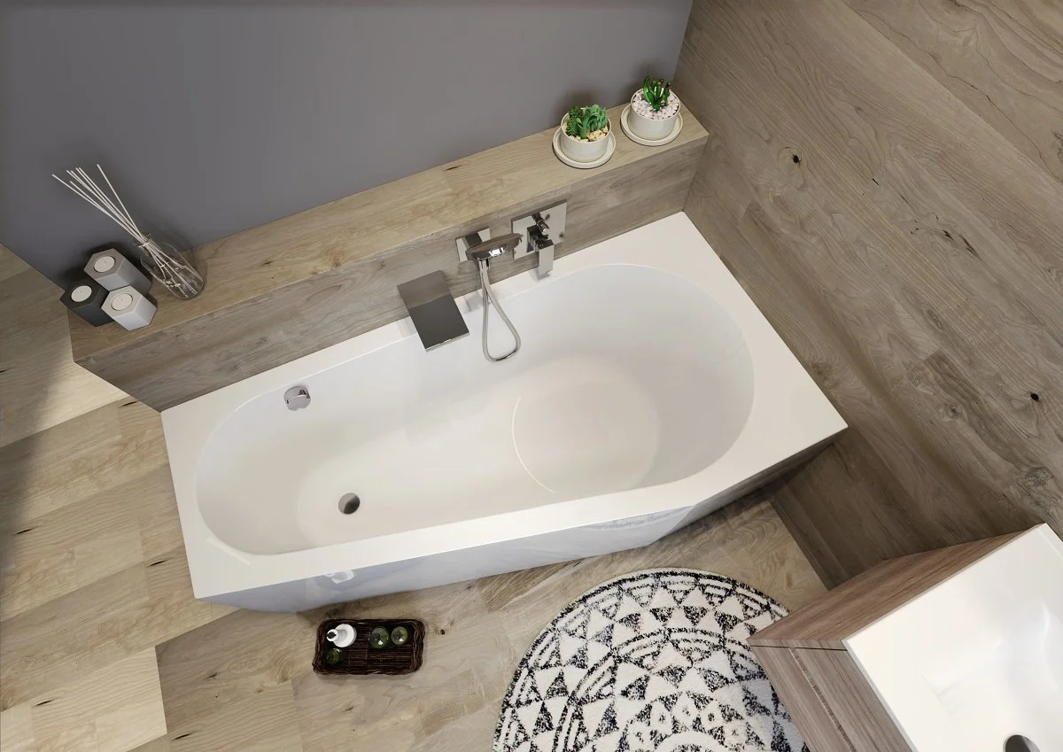 Ванна акриловая RIHO DELTA L PLUG & PLAY 150x80 BD4100500000000