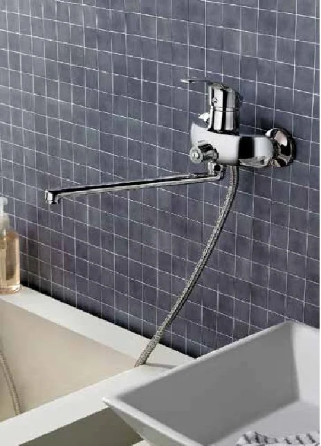 Смеситель однорычажный гигиенический HAIBA HB1221-2 Хром