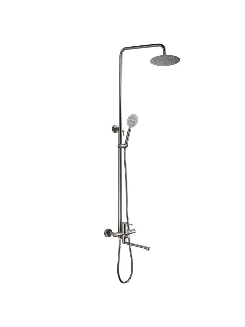 Душевая система с верхним душем смесителем и ручной лейкой Haiba HB24801