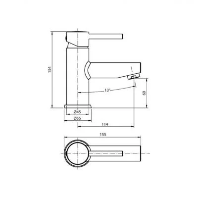 Смеситель для умывальника Koller Pool ORION OR0200