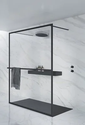 Душевая перегородка 120x200 RIHO SZ LUCID GD401 BLACK