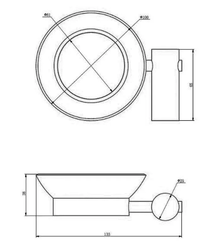 Мыльница навесная Haiba HB8402-7