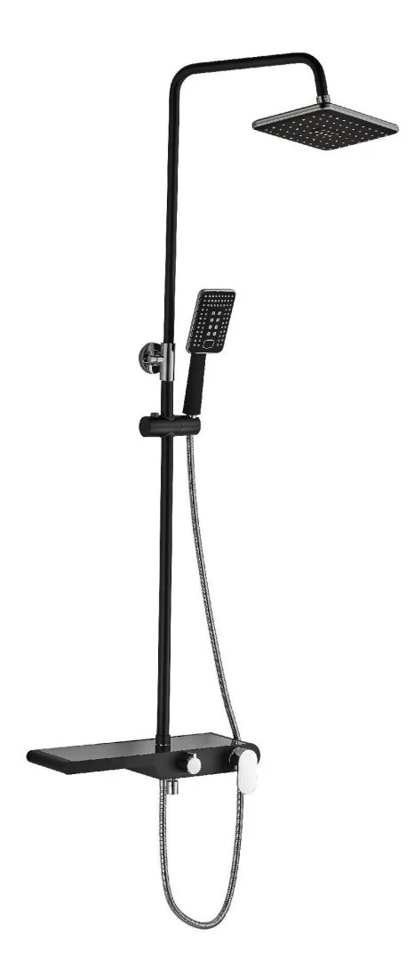 Душевая система с вернхем душем смесителем и ручной лейкой Haiba HB2420