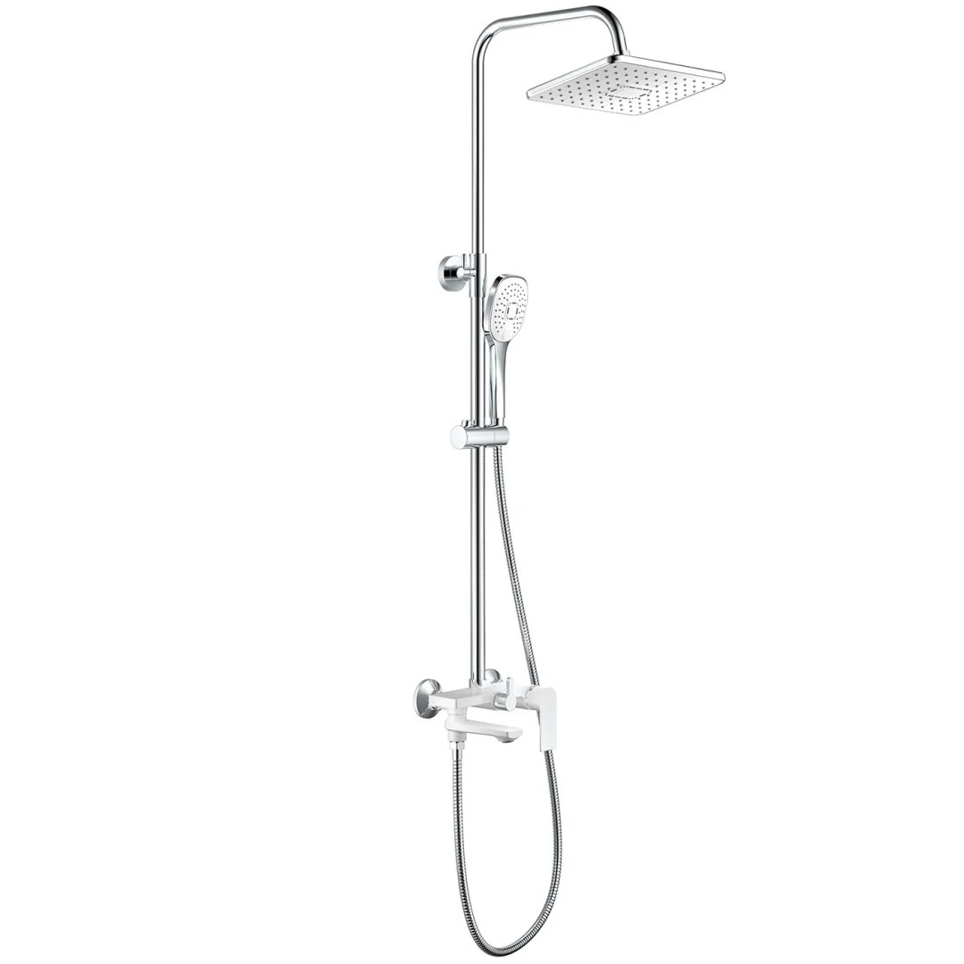 Душевая система с верхним душем смесителем и ручной лекой Haiba HB24505-8