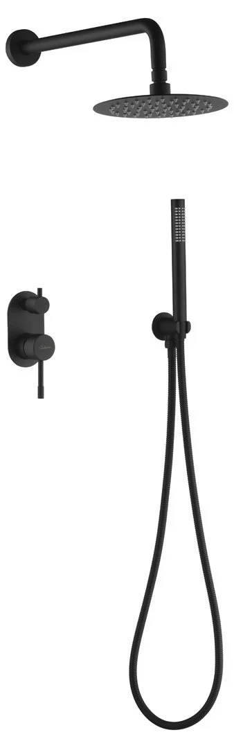 Смеситель встроенный с верхним и ручным душем BOHEME UNO 464-B