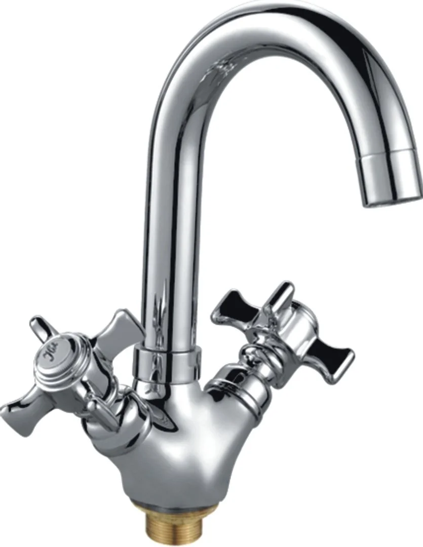 Смеситель двуручковый для кухни HAIBA HB4524 Хром