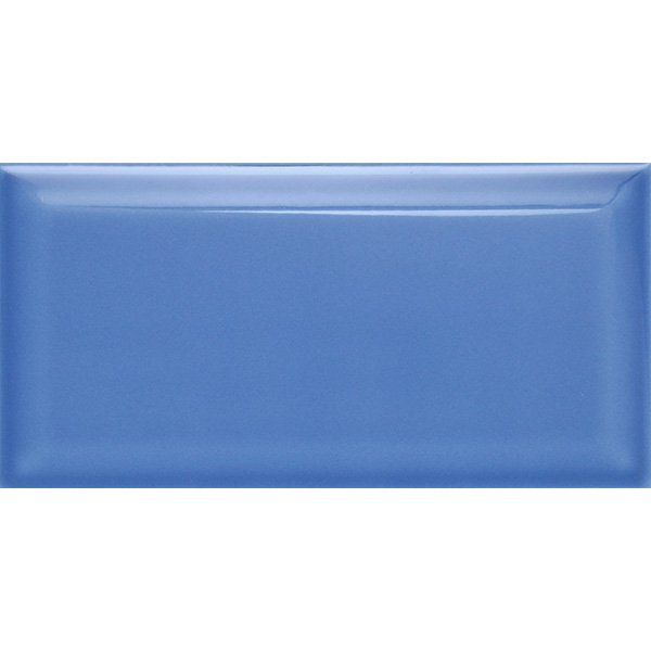 настенная плитка (кабанчик) biselado mar brillo 7,5x15 Синий