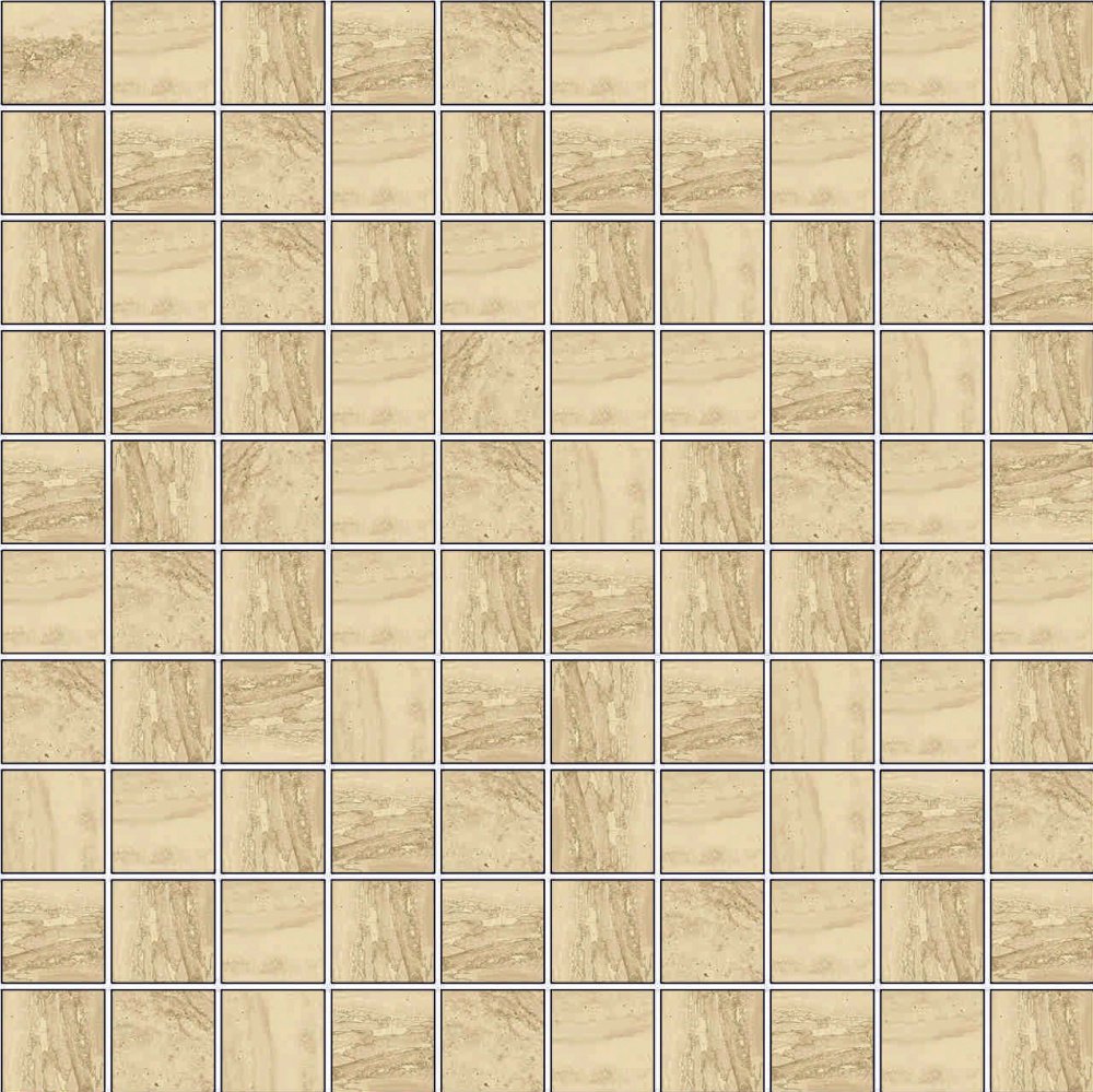 мозаика керамическая armonia travertino sand 30,8x30,8 Коричневый